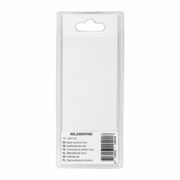 Conector de pinza azul 0,8-2 mm² (6 uds.) 3 Conector de pinza azul 0,8-2 mm² (6 uds.) - Imagen 3