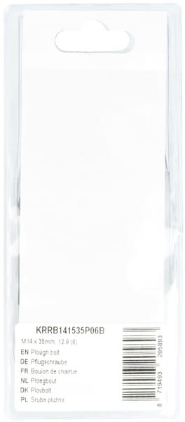Perno de arado M14 x 35 mm, 12.9 (6 uds.) 3 Perno de arado M14 x 35 mm, 12.9 (6 uds.) - Imagen 3