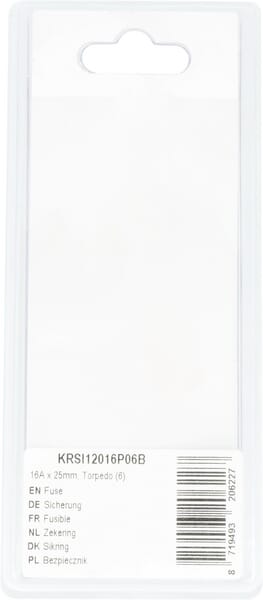 Fusible 16 A x 25 mm, Torpedo (6 uds.) 4 Fusible 16 A x 25 mm, Torpedo (6 uds.) - Imagen 4