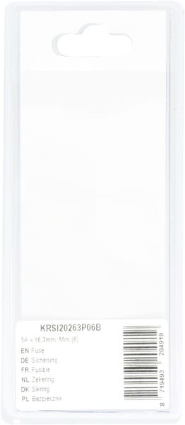 Fusible 5 A x 16,3 mm, Mini (6 uds.) 3 Fusible 5 A x 16,3 mm, Mini (6 uds.) - Imagen 3