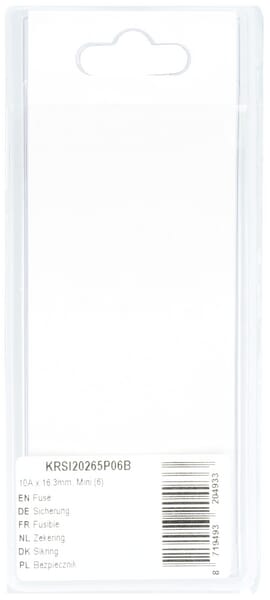 Fusible 10 A x 16,3 mm, Mini (6 uds.) 3 Fusible 10 A x 16,3 mm, Mini (6 uds.) - Imagen 3