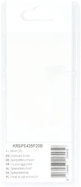Tornillo para madera 4 x 40 mm (20 uds.) 6 Tornillo para madera 4 x 40 mm (20 uds.) - Imagen 6