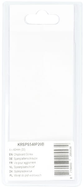 Tornillo para madera 5x40mm (50 uds.) 3 Tornillo para madera 5x40mm (50 uds.) - Imagen 3