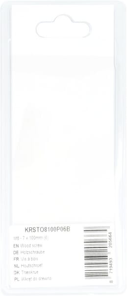 Tornillo para madera M8 - 7x100 mm (6 uds.) 8 Tornillo para madera M8 - 7x100 mm (6 uds.) - Imagen 8