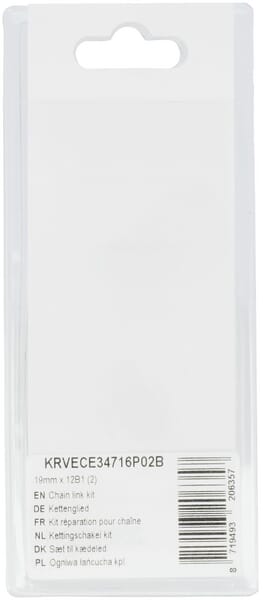 Kit eslabón empalme cadena 19 mm x 12B1 (2 uds.) 3 Kit eslabón empalme cadena 19 mm x 12B1 (2 uds.) - Imagen 3