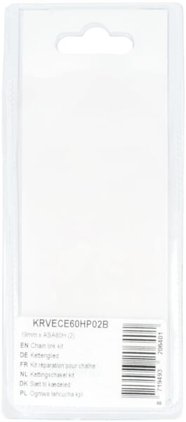 Kit eslabón empalme cadena 19 mm x ASA60H (2 uds.) 3 Kit eslabón empalme cadena 19 mm x ASA60H (2 uds.) - Imagen 3