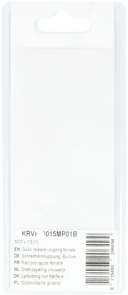 Enchufe rápido hembra M20 x 1.5 (1 ud.) 3 Enchufe rápido hembra M20 x 1.5 (1 ud.) - Imagen 3