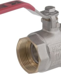 Válvula de bola BSP hembra/macho 1.1/4", con palanca de acero inoxidable