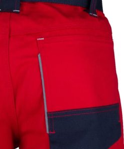 Pantalón de trabajo unisex, rojo-azul, talla 3XL, Kramp Original