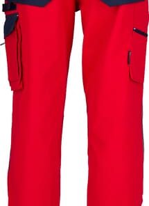 Pantalón de trabajo unisex, rojo-azul, talla 3XL, Kramp Original