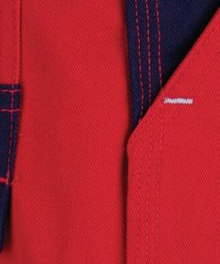 Pantalón de trabajo unisex, rojo-azul, talla 3XL, Kramp Original