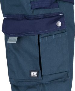 Pantalón de trabajo unisex, verde-azul, talla XL, Kramp Original