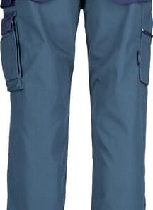 Pantalón de trabajo unisex, verde-azul, talla XL, Kramp Original