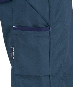Pantalón de trabajo unisex, verde-azul, talla XL, Kramp Original