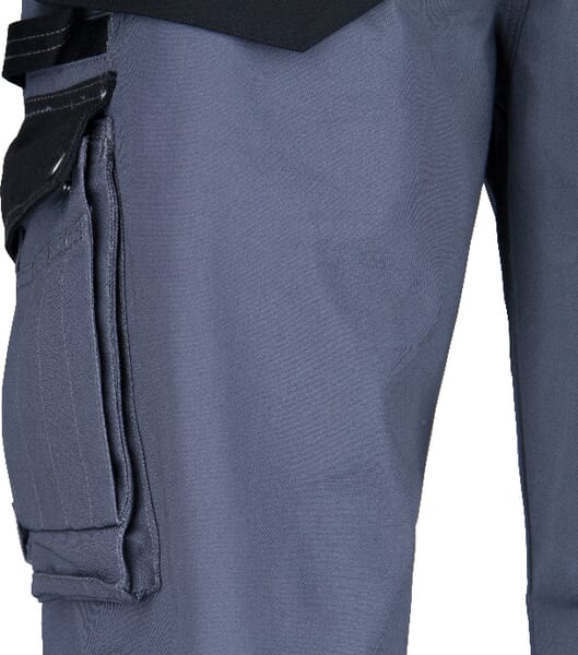 Pantalón de trabajo unisex, gris-negro, talla L, Kramp Original 23 Pantalón de trabajo unisex, gris-negro, talla L, Kramp Original - Imagen 23
