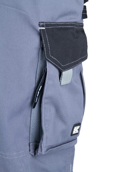 Pantalón de trabajo unisex, gris-negro, talla L, Kramp Original 33 Pantalón de trabajo unisex, gris-negro, talla L, Kramp Original - Imagen 33