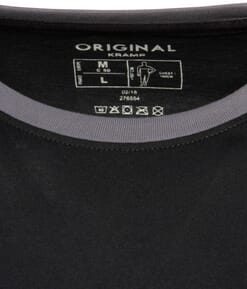 Camiseta, negro-gris, talla 4XL