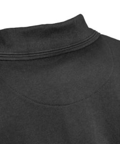 Sudadera polo, color negro, 4XL