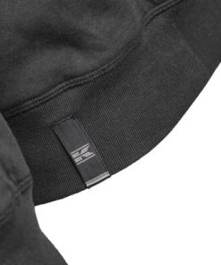 Sudadera polo, color negro, 4XL