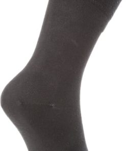 Calcetines de algodón, talla 39-42, negro, 3 pares