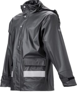 Chubasquero negro talla 66 (4XL)