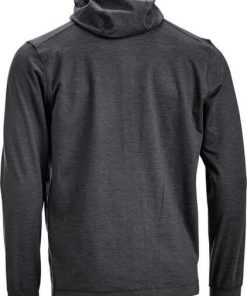Forro polar de hombre con cremallera y capucha, color antracita, S
