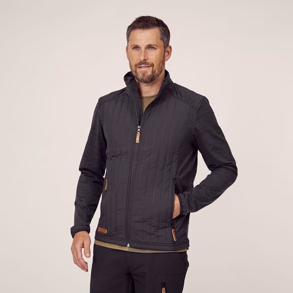 Chaqueta polar / híbrido de hombre, color carbón, 3XL 17 Chaqueta polar / híbrido de hombre, color carbón, 3XL - Imagen 17