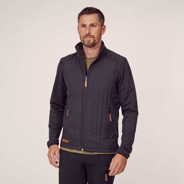 Chaqueta polar / híbrido de hombre, color carbón, 3XL 22 Chaqueta polar / híbrido de hombre, color carbón, 3XL - Imagen 22