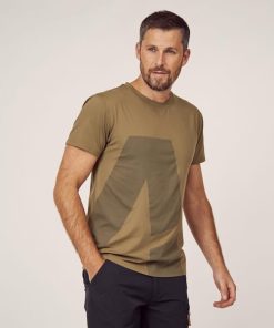 Camiseta de hombre, color verde, L 14 Camiseta de hombre, color verde, L