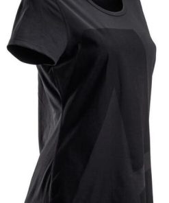Camiseta de mujer, color negro, XL