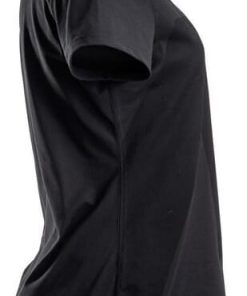Camiseta de mujer, color negro, XL