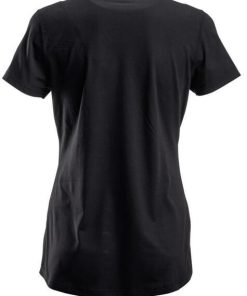Camiseta de mujer, color negro, XL