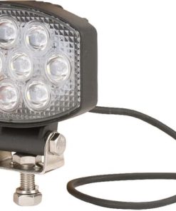 Luz de trabajo LED, 15 W, 1900 lm, oval, 10-30 V, 120 x 38 x 80 mm, proyector, 10 LED, Kramp