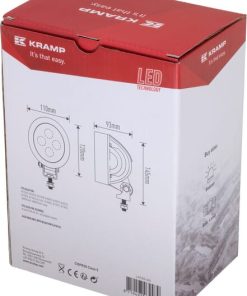 Faro de trabajo LED, 40W 4500lm, Wide Flood