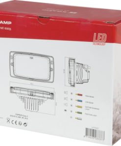 Faro delantero LED, 24/22 W, Kramp