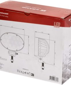 Luz de trabajo LED, 65 W, 5200 lm, ovalada, Kramp 33 Luz de trabajo LED, 65 W, 5200 lm, ovalada, Kramp