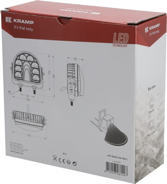 Luz de seguridad 20 W, RED ARC LINE 21 Luz de seguridad 20 W, RED ARC LINE - Imagen 21