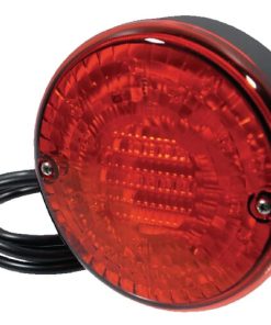 Luz antiniebla LED, redonda, 12/24 V, roja, atornillable, Ø 140mm 12 Luz antiniebla LED, redonda, 12/24 V, roja, atornillable, Ø 140mm