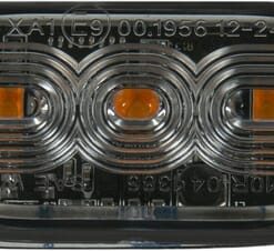 Luz de advertencia intermitente LED, rectangular, 10/30 V, verde, 82 x 30 x 9 mm, 3 LED's - Imagen 8