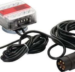 Juego de luces LED 12 V magnéticas 7,5 m de cable