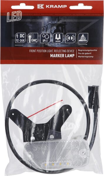 Luz de galibó LED, rectangular, 12-24 V, 105,4 x 45 x 11,8 mm, Jaeger, Kramp 8 Luz de galibó LED, rectangular, 12-24 V, 105,4 x 45 x 11,8 mm, Jaeger - Imagen 8