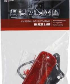 Luz de galibó LED, rectangular, 12-24 V, 105,4 x 45 x 11,8 mm, Kramp 27 Luz de galibó LED, rectangular, 12-24 V, 105,4 x 45 x 11,8 mm, Kramp