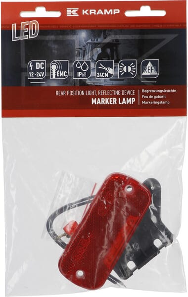 Luz de galibó LED, rectangular, 12-24 V, 105,4 x 45 x 11,8 mm, Kramp 14 Luz de galibó LED, rectangular, 12-24 V, 105,4 x 45 x 11,8 mm, Kramp - Imagen 14