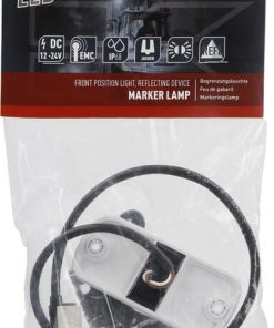 Luz de galibó LED, rectangular, 12-24 V, 105,4 x 45 x 11,8 mm, Jaeger, Kramp