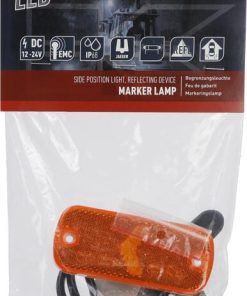 Luz de galibó LED, rectangular, 12-24 V, 105,4 x 45 x 11,8 mm, Jaeger, Kramp 15 Luz de galibó LED, rectangular, 12-24 V, 105,4 x 45 x 11,8 mm, Jaeger, Kramp