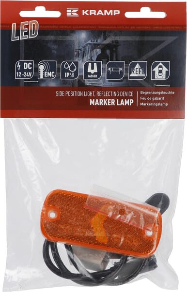 Luz de galibó LED, rectangular, 12-24 V, 105,4 x 45 x 11,8 mm, Jaeger, Kramp 8 Luz de galibó LED, rectangular, 12-24 V, 105,4 x 45 x 11,8 mm, Jaeger - Imagen 8