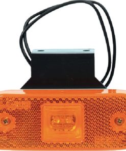 Luz de galibó LED, rectangular, 12-24 V, 113,5 x 40 x 26,5 mm, Kramp