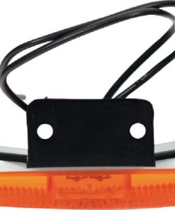 Luz de galibó LED, rectangular, 12-24 V, 113,5 x 40 x 26,5 mm, Kramp