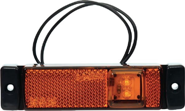 Luz de galibó LED, rectangular, 12-24 V, 130 x 32 x 20,5 mm, Kramp 8 Luz de galibó LED, rectangular, 12-24 V, 130 x 32 x 20,5 mm - Imagen 8