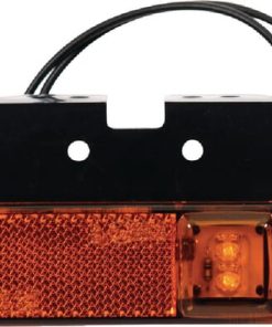 Luz de galibó LED, rectangular, 12-24 V, 130 x 32 x 20,5 mm, Kramp 21 Luz de galibó LED, rectangular, 12-24 V, 130 x 32 x 20,5 mm, Kramp